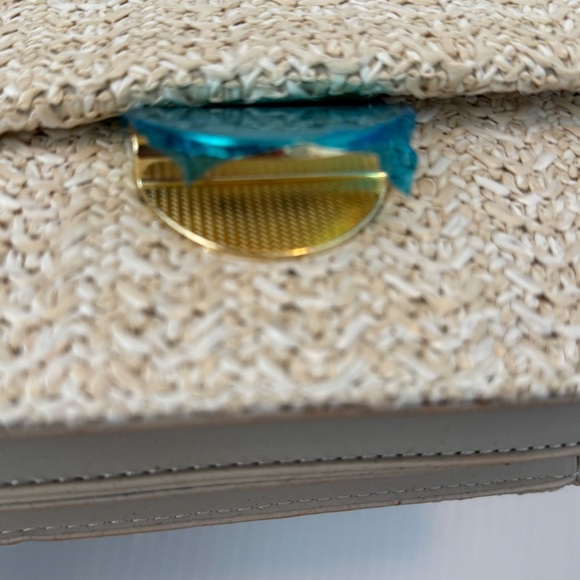 Summer purse Unbranded Stylish Woven Tan Bag NWOT - Picture 11 of 11